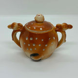 Vintage Royal Loric Ware Anthropomorphic Deer Ceramic Sugar Bowl