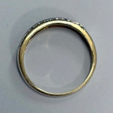 9ct Yellow Gold Multi Row Channel Set Diamond Ring