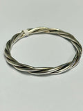 Sterling Silver Twist Bangle