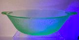 Art Deco Green Uranium Glass Bowl