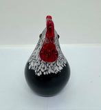 Hand Made Glass Art Rooster