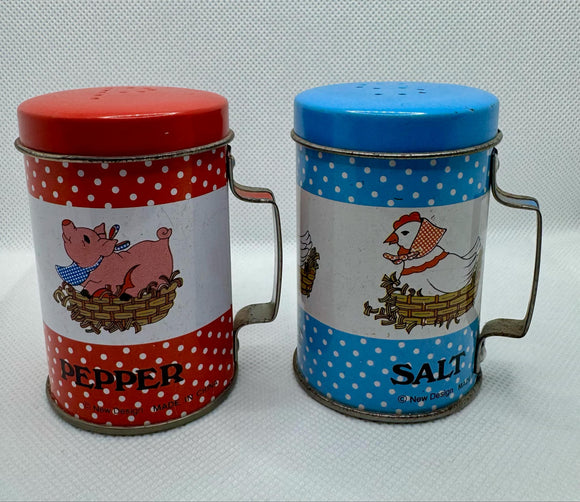 Salt and Pepper Shaker Tins