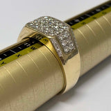 14kt Yellow Gold Diamond Cluster Ring Michael Hill