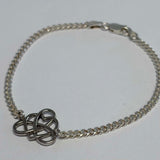 Sterling Silver Love Knot Bracelet