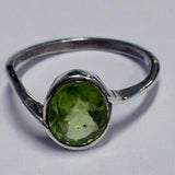 Sterling Silver Peridot Ring