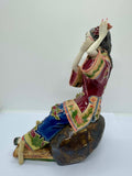 Vintage Shiwan Wucai Chinese Figurine