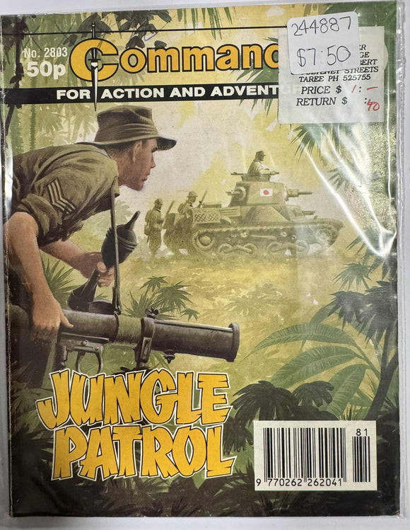 Commando Comic No.2803 Jungle Patrol
