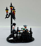 Original Murano Glass Venetian Couple Under Street Light