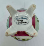 Hand Painted Footed Vase