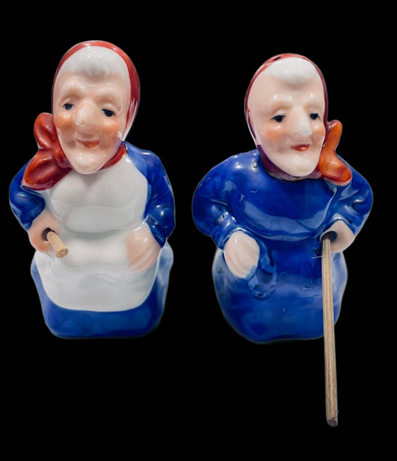 Witches on Brooms Salt & Pepper Shakers