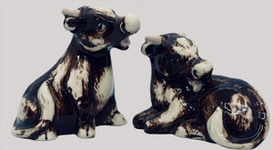 Brown Cow Salt & Pepper Shakers