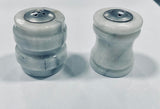 Vintage Heavy Marble Salt & Pepper Shakers