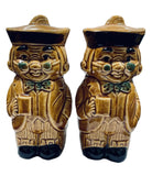 Vintage Japan Colonia Man Salt & Pepper Shakers