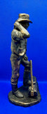 Bronze Sculpture "The Shingle Cutter" By Anna B. Holan