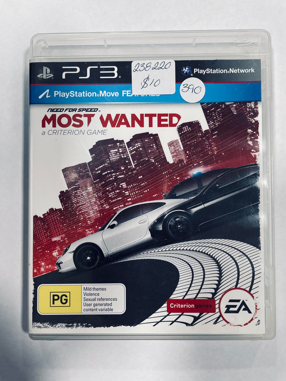 Need For Speed Most Wanted PS3 Game