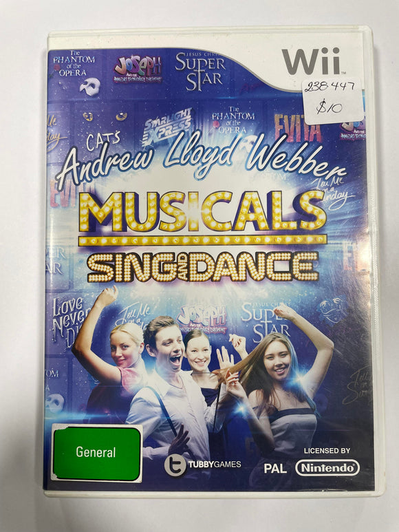 Musicals Sing and Dance Wii Game