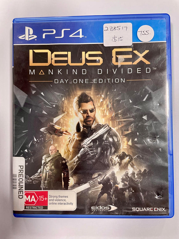 Deus Ex Mankind Divided PS4 Game