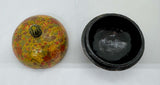Vintage Hand painted Paper Mache Trinket Box