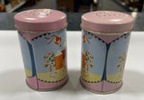 Vintage Tin Salt and Pepper Shakers