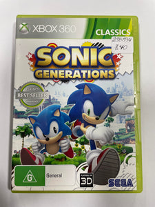 Sonic Generations xbox 360 Game