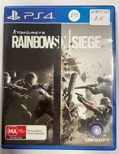 Rainbow Six Siege PS4 Game