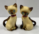 Vintage Siamese Cat Salt Pepper Shakers