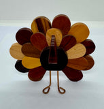 Jerry Krider Claywood Creations Wooden Turkey
