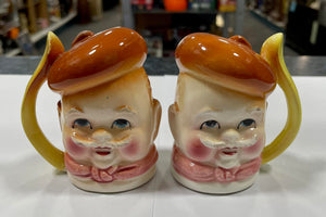 Vintage Toby Salt and Pepper Shakers
