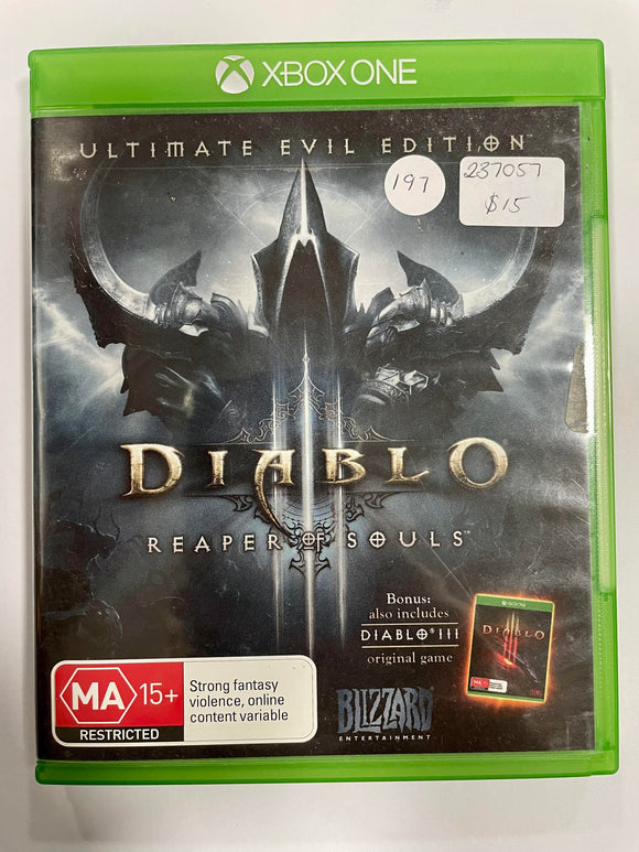 Diablo Reaper of Souls  Xbox One Game