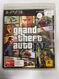 Grand Theft Auto 4 PS3 Game