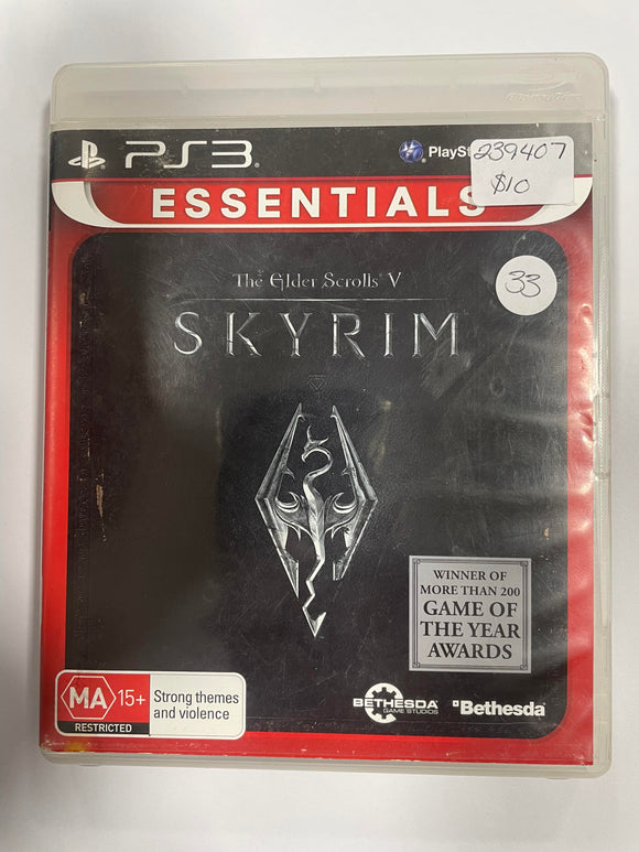 The Elder Scrolls v Skyrim PS3 Game
