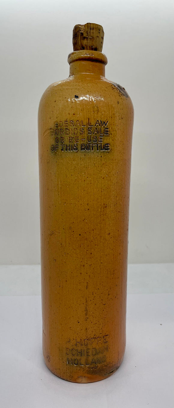 P.Hoppe Schieday Holland Stoneware Bottle