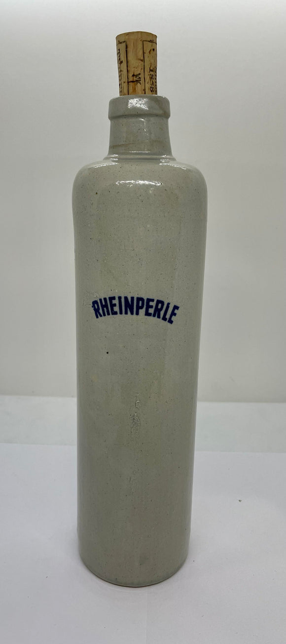Vintage Rheinperle Stoneware Crock Wine Bottle Salt Glaze