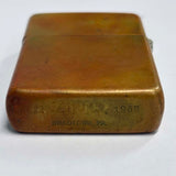 Vintage Zippo Lighter Solid Brass