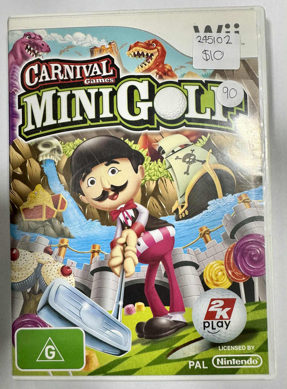Carnival Mini Golf Wii Game