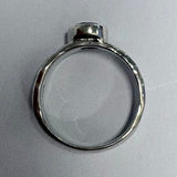 Sterling Silver Bezel Set Onyx Ring