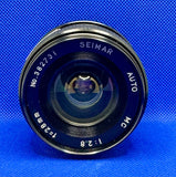 Seimar Auto MC 28mm F/2.8 Wide Angle Camera Lens