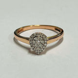 10ct Rose Gold Diamond Ring