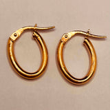 9ct Rose Gold Hoop Earrings