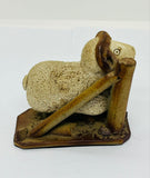 Vintage Rye Pottery ram figurine