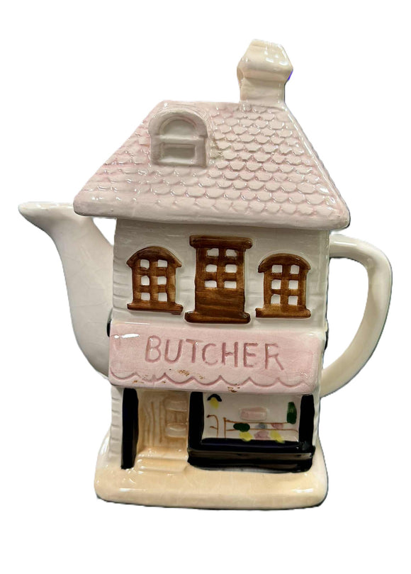 1980's Butcher Shop Teapot