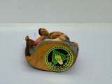 Hand-painted Wooden Holy Family Figurine