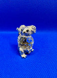 Cut Glass Koala Figurine