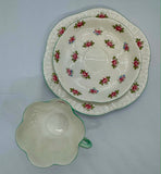Shelley Fine Bone China Trio Tea Set "Rosebud"