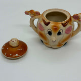 Vintage Royal Loric Ware Anthropomorphic Deer Ceramic Sugar Bowl