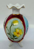 Hand Painted Footed Vase