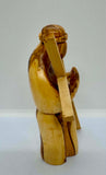Hand-carved Olive Wood Jesus Carrying Cross