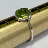 Sterling Silver Peridot Ring