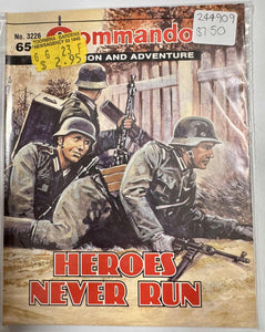 Commando Comic No.3226 Heroes Never Run