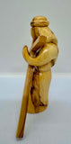 Hand-carved Olive Wood Jesus Carrying Cross